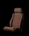 OPTION POUR SIEGE SCHEEL-MANN : TISSU D'ASSISE S158 MARRON MICRO ONDULÉ