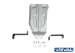 BLINDAGE DIFFERENTIEL ALUMINIUM 3 MM RIVAL POUR DACIA DUSTER 4X4 2010+