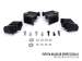 KIT ECLAIRAGE LED LAZER LONGUE PORTEE TRIPLE-R750 ELITE AVEC INTEGRATION A LA CALANDRE POUR TOYOTA HILUX GR SPORT 2024+