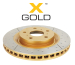 DISQUES ARRIERE PERCES RAINURES VENTILES DBA GOLD POUR TOYOTA HDJ100 A PARTIR DE 1998