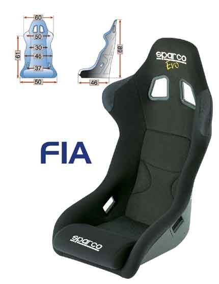SIEGE SPARCO EVO FIA STANDARD