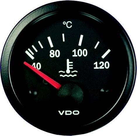 Achetez VDO - MANOMETRE VDO TEMPERATURE DE LIQUIDE D'EAU 40-120°C au  meilleur prix chez Equip'Raid