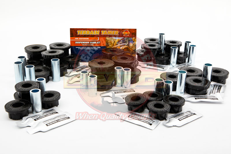 KIT SILENT-BLOCS Polyuréthane Pour les 6 Tirants de Ponts &amp; les 2 Barres Panhard pour Toyota HDJ80 ET HZJ105