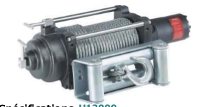 TREUIL HYDRAULIQUE MILEMARKER 5.4T  2 vitesses carters fonte 12V