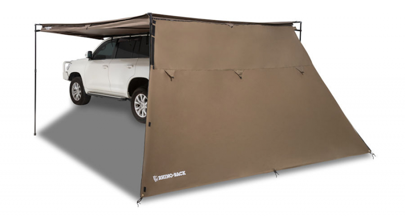 PAROI / EXTENSION TRAPEZOIDALE ZIPPEE POUR AUVENT RHINO RACK BATWING 270° 2.5M SUNSEEKER 2.5M