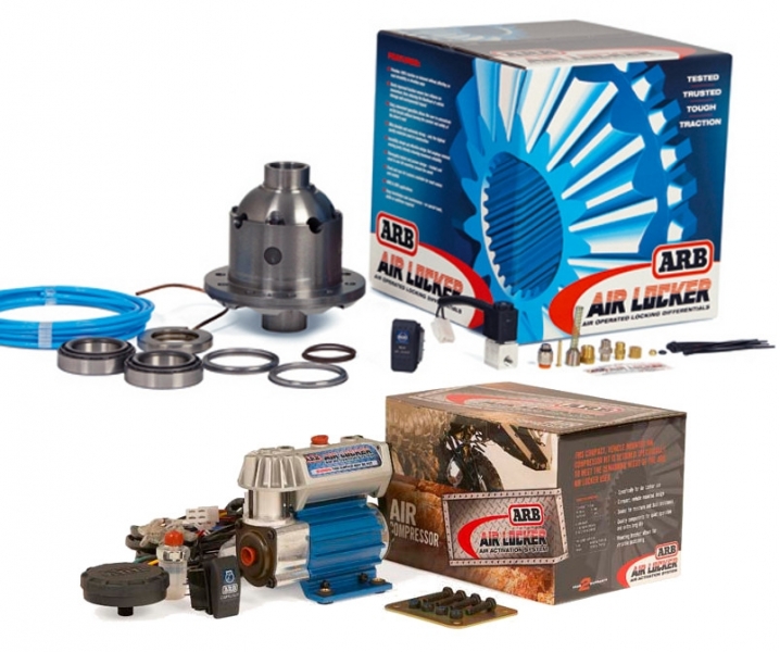 BLOCAGE DE DIFFERENTIEL AIR LOCKER ARB KIT COMPLET AVEC COMPRESSEUR 12 V POUR FORD RANGER 2012+