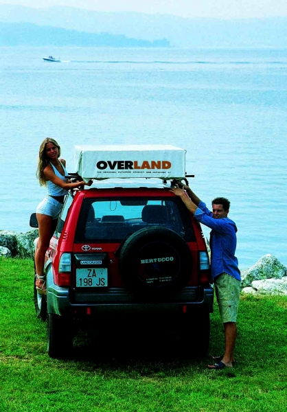 TENTE DE TOIT OVERLAND MEDIUM BORDEAU
