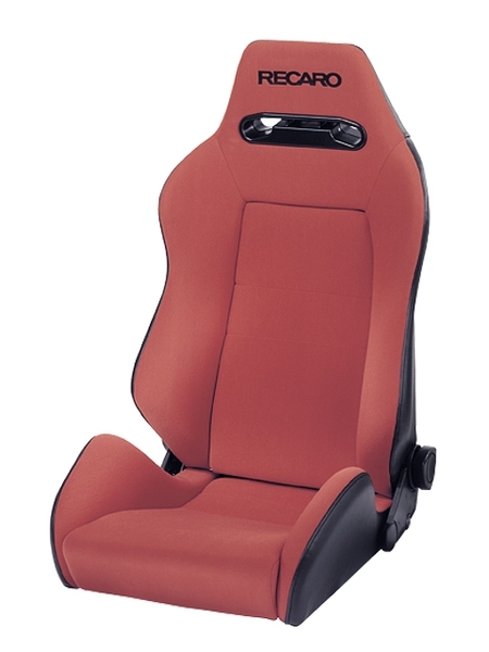 SIEGE RECARO SPEED VELOURS PERLON ROUGE / SIMILI CUIR NOIR