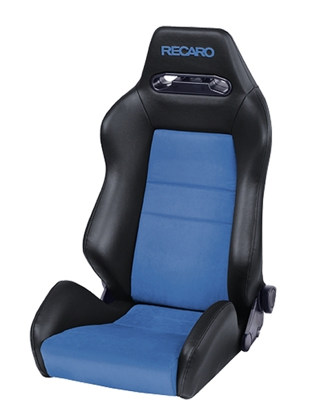 SIEGE RECARO SPEED DINAMICA BLEU / SIMILI CUIR NOIR