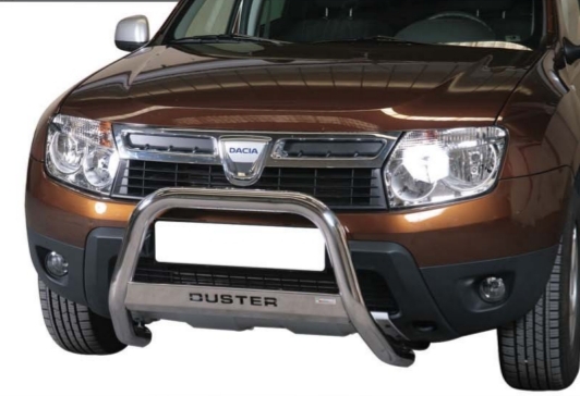 PROTECTION AVANT TUBULAIRE 63MM INOX HOMOLOGUEE CE POUR DACIA DUSTER