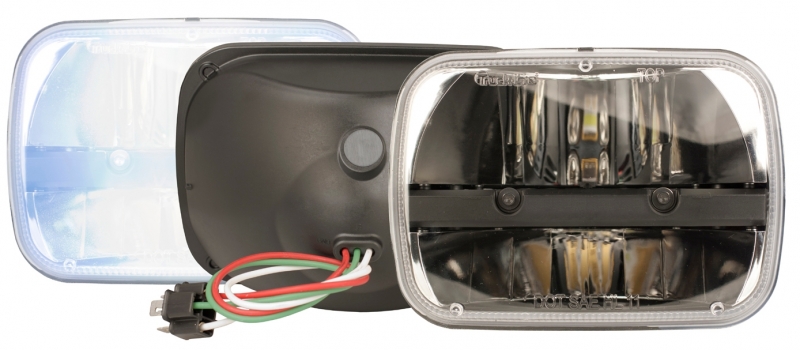 OPTIQUE LED CODE / PHARE 5 X 7 POUCES RECTANGULAIRE JEEP TOYOTA NISSAN