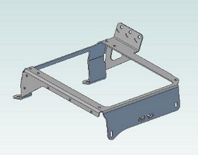 KIT DE MONTAGE POUR SIEGE RECARO C7000 / C6000 POUR CAMION MERCEDES ACTROS 3