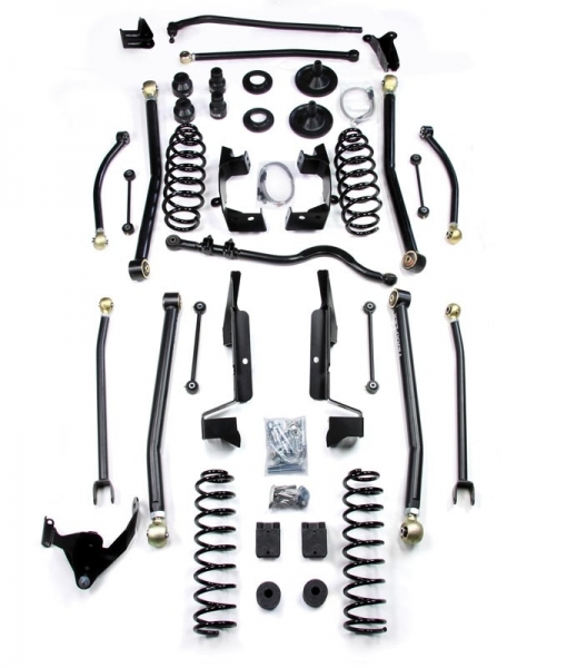 KIT DE REHAUSSE TERAFLEX +15CM ELITE (TIRANTS LONGS SANS AMORTISSEURS) POUR JEEP WRANGLER JK 4PORTES