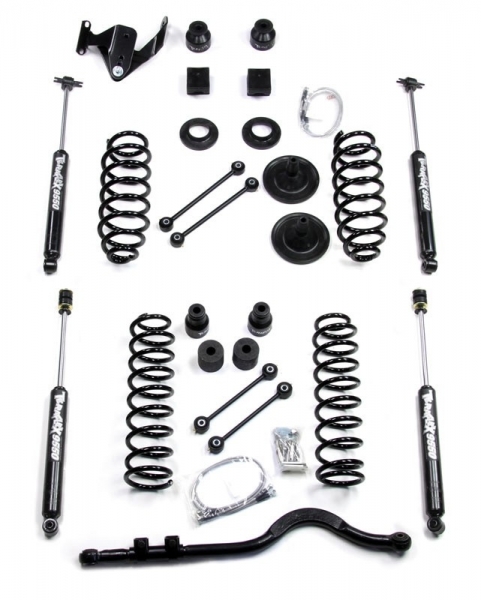 KIT DE REHAUSSE TERAFLEX +7,5CM (AMORTISSEURS SANS TIRANTS) POUR JEEP WRANGLER JK 4 PORTES