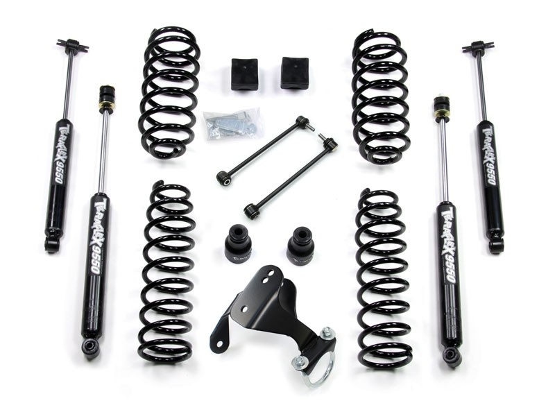 KIT DE REHAUSSE +6,5CM (AMORTISSEURS 9550) POUR JEEP WRANGLER JK 2 PORTES