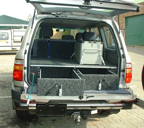 AMENAGEMENT INTERIEUR DOUBLE TIROIR AFRICAN OUTBACK POUR NISSAN PATROL Y61 A PARTIR DE 1997