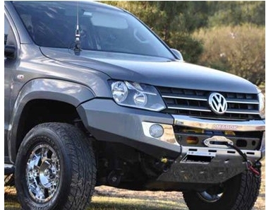PARE CHOC DE REMPLACEMENT RHINO 4X4 NOIR/CHROME POUR VOLKSWAGEN AMAROK