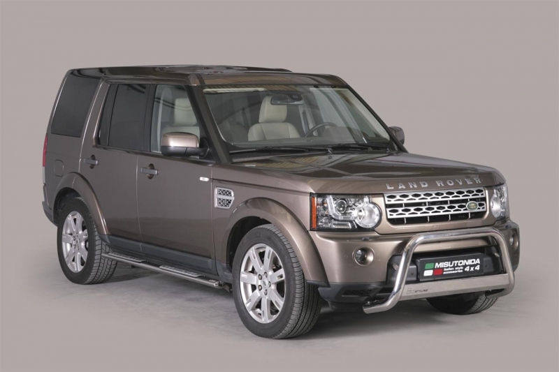 PROTECTION AVANT TUBULAIRE 63MM INOX HOMOLOGUEE CE POUR LAND ROVER DISCOVERY 4 A PARTIR DE 2012