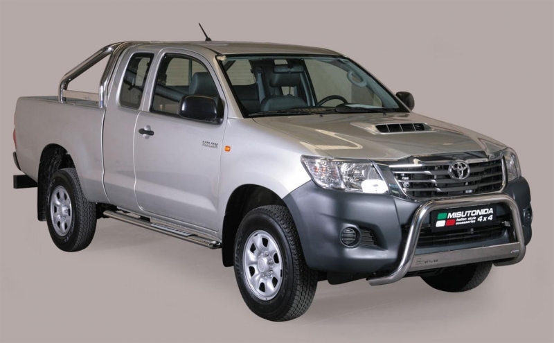 PROTECTION AVANT TUBULAIRE 63MM INOX HOMOLOGUEE CE POUR TOYOTA HILUX VIGO A PARTIR DE 2012