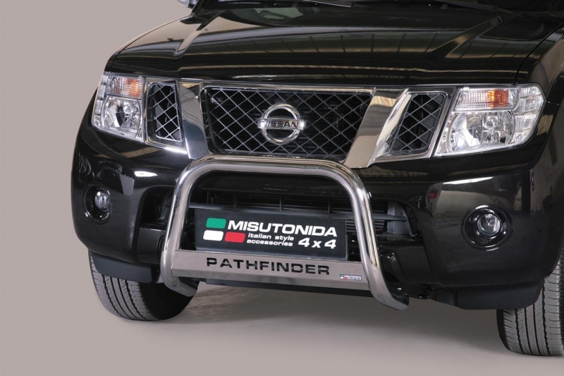 PROTECTION AVANT TUBULAIRE 63MM INOX HOMOLOGUEE CE POUR NISSAN PATHFINDER 190CH A PARTIR DE 2011