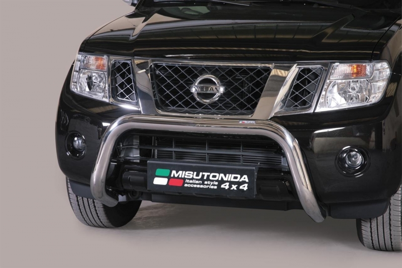 PROTECTION AVANT TUBULAIRE 76MM INOX HOMOLOGUEE CE POUR NISSAN PATHFINDER 190 CH A PARTIR DE 2011