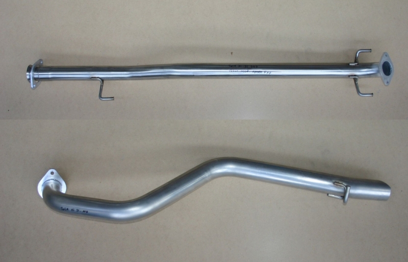 LIGNE ECHAPPEMENT INOX POUR TOYOTA HILUX VIGO DE 2011-2015