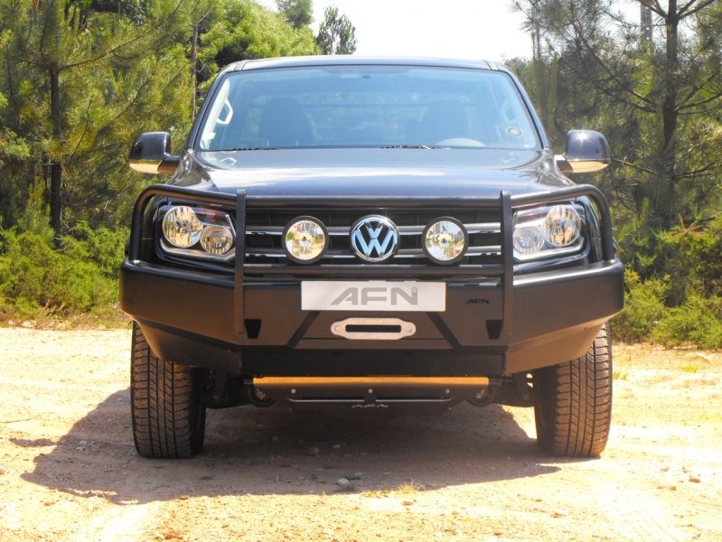PARE-CHOCS AVANT AFN - PARE BUFFLE INTEGRAL SUPPORT DE TREUIL VOLKSWAGEN AMAROK