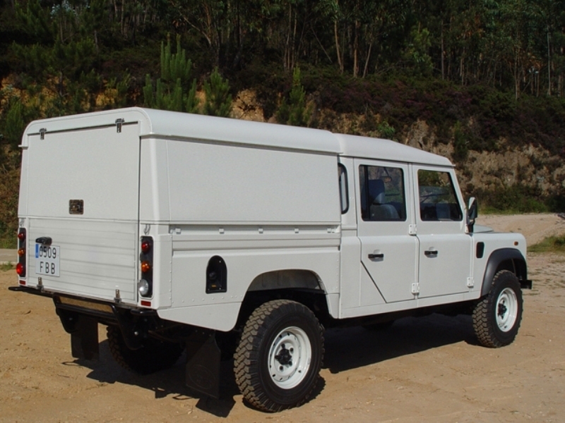 HARDTOP ALUMINIUM AFN AVEC HAYON POUR LAND ROVER DEFENDER 130