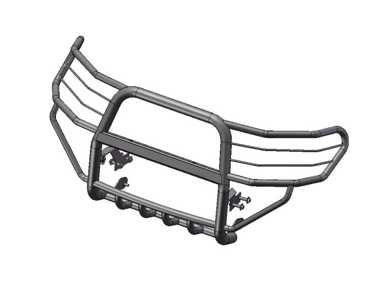 PARE BUFFLE AVEC GRILLE DE PHARES NOIR POUR MITSUBISHI L200 TRITON