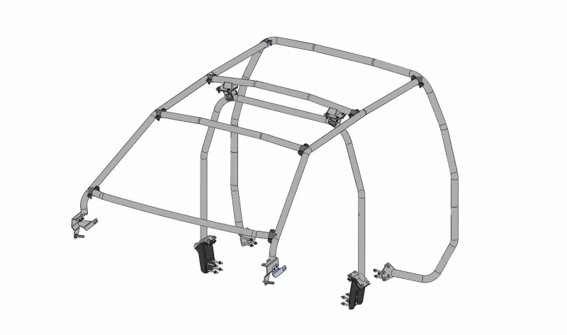 ARCEAU DE PROTECTION EXTERIEUR AFN POUR NISSAN NAVARA D40 DOUBLE CABINE