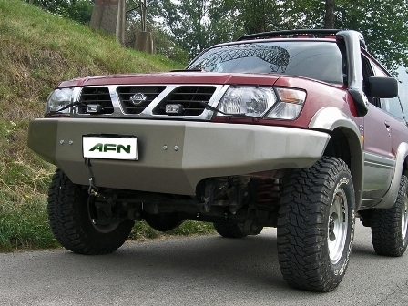 PARE CHOC AVANT AFN SUPPORT DE TREUIL POUR NISSAN PATROL Y61 SERIE 3