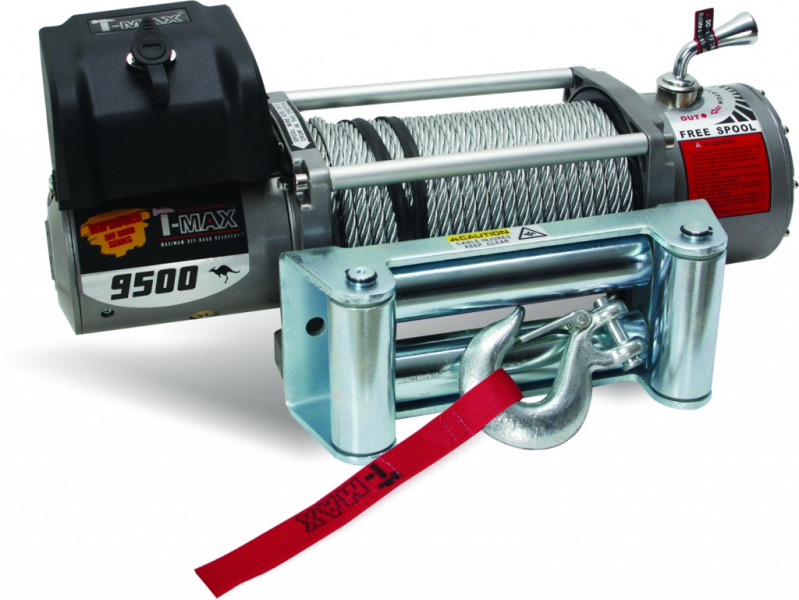 TREUIL T-MAX EW9500 4.3T 12V AVEC CABLE ACIER