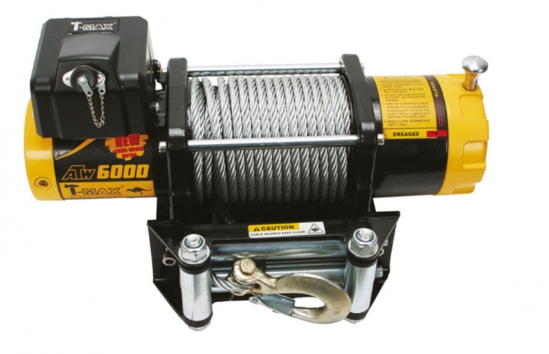 TREUIL T-MAX ATW PRO 6000  ACIER QUAD 2.7T 12V