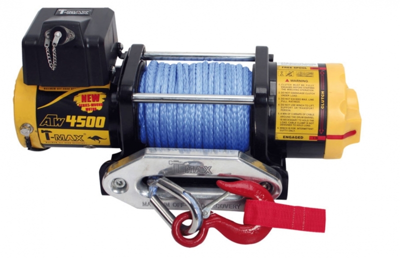 TREUIL T-MAX ATW PRO 4500  SYNTHETIQUE QUAD 2T 12V