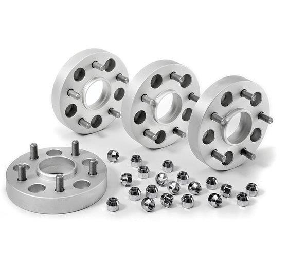 KIT DE 4 ELARGISSEURS DE VOIE ALUMINIUM 30MM HOFMANN POUR JEEP CHEROKEE / GD CHEROKEE / WRANGLER