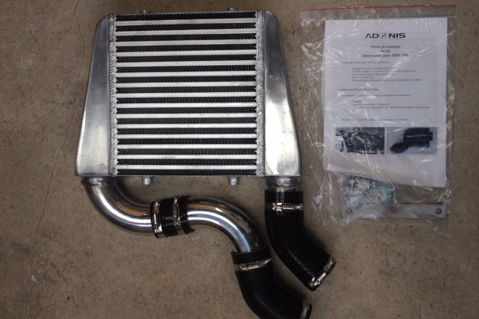 Achetez Adonis KIT INTERCOOLER HDJ100 HAUTE PERFORMANCE au meilleur