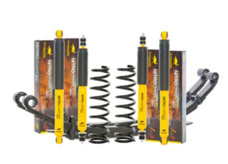 KIT DE SUSPENSION OME SPORT REHAUSSE +40/50MM TARAGE INDIFFERENT POUR JEEP CHEROKEE XJ WAGON APRES 1984