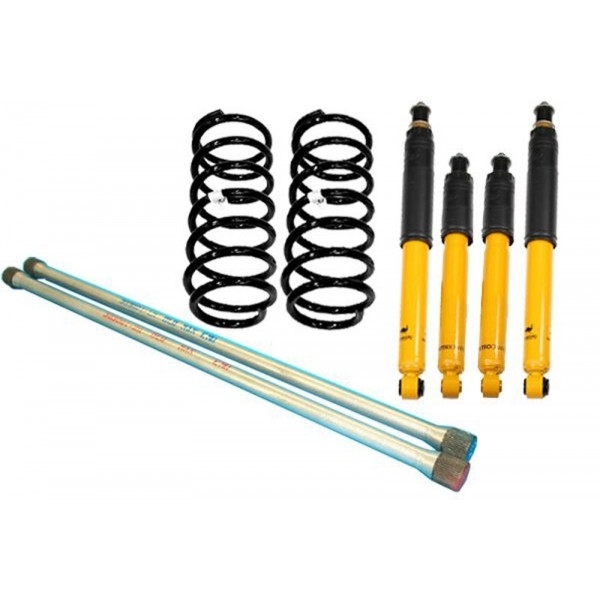 KIT DE SUSPENSION OME SPORT REHAUSSE +40/50MM TARAGE MEDIUM/+200KG POUR TOYOTA LAND CRUISER HDJ100