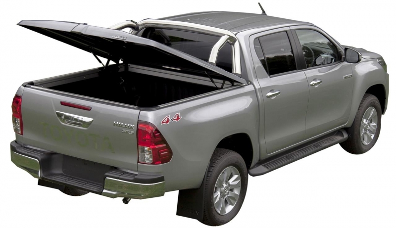 ROLL BAR INOX DOUBLE TUBE Ø 70 MM POUR TOYOTA HILUX REVO DOUBLE CABINE A PARTIR DE 2016