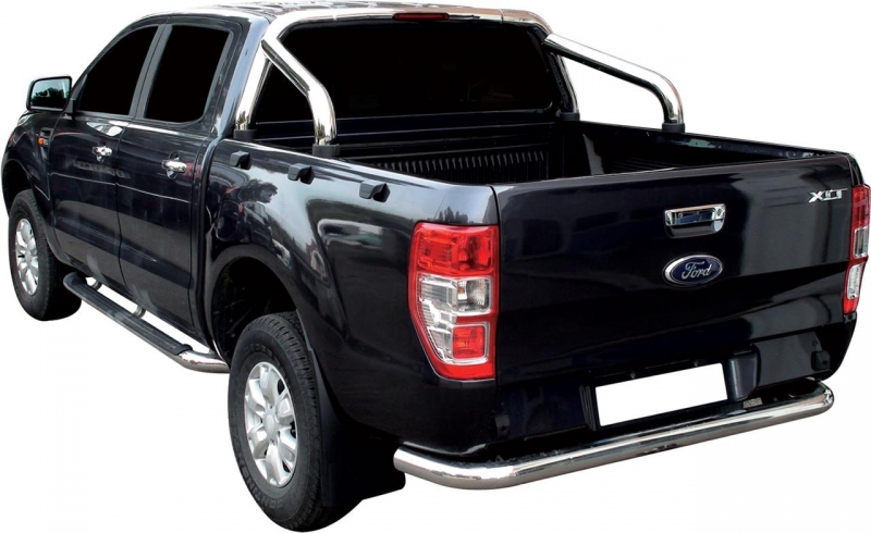 SPORT BAR INOX Ø 76MM POUR FORD RANGER A PARTIR DE 2012