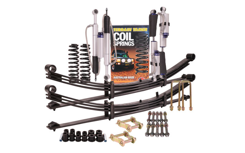 KIT DE SUSPENSION TERRAIN TAMER AVEC AMORTISSEUR PRO SHOCK REHAUSSE +40/50MM POUR TOYOTA HILUX VIGO DE 2005 A 2015