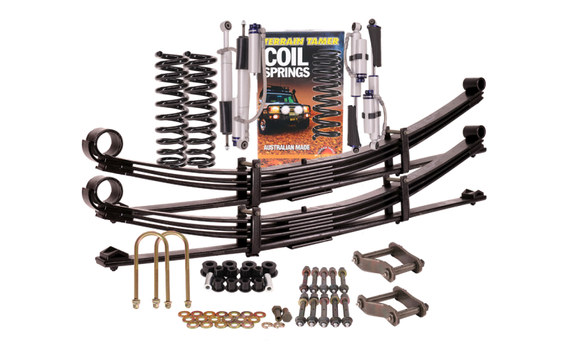 KIT DE SUSPENSION TERRAIN TAMER AVEC AMORTISSEUR PRO SHOCK REHAUSSE +40/50MM POUR FORD RANGER PX DE 2012 A 2018