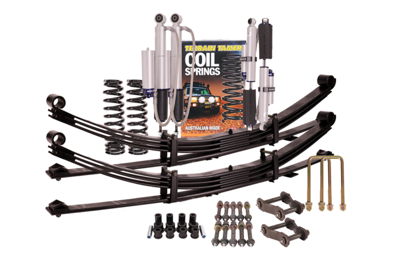 KIT DE SUSPENSION TERRAIN TAMER AVEC AMORTISSEUR PRO SHOCK REHAUSSE +40/50MM POUR ISUZU D-MAX DE 2012 A 2020