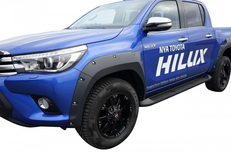 ELARGISSEURS D'AILES TOYOTA HILUX REVO A PARTIR DE 2016 DOUBLE CABINE AVEC BOULON