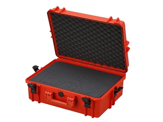 Caisse / valise étanche avec mousse en cubes / Orange / Large  Core Outdoor Gear