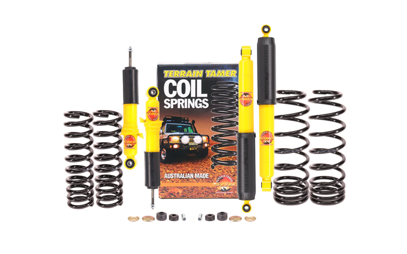 KIT DE SUSPENSION TERRAIN TAMER REHAUSSE +40/50MM POUR NISSAN NAVARA D23 RESSORT HELICOIDAUX ARR