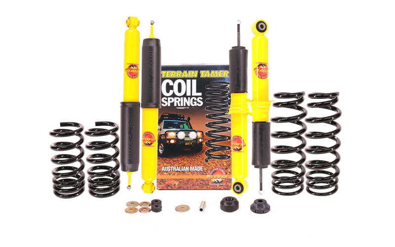 KIT DE SUSPENSION TERRAIN TAMER REHAUSSE +40/50MM POUR MITSUBISHI PAJERO 3 ET 4