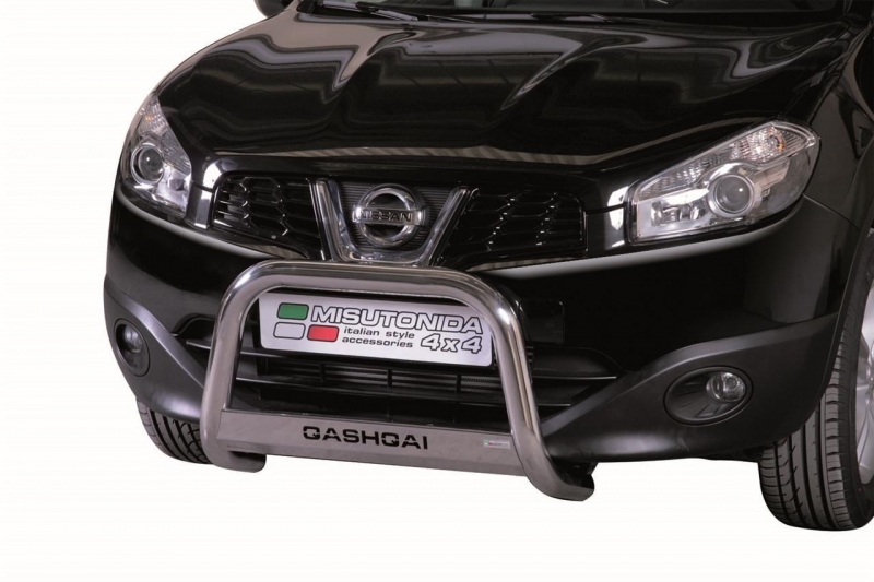 PROTECTION AVANT TUBULAIRE 63MM INOX HOMOLOGUEE CE POUR NISSAN QASHQAI DE 2010 A 2013