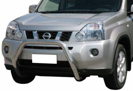 PROTECTION AVANT TUBULAIRE 63MM INOX HOMOLOGUEE CE POUR NISSAN XTRAIL DE 2007 A 2011