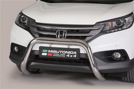 PROTECTION AVANT TUBULAIRE 76MM INOX HOMOLOGUEE CE POUR HONDA CRV A PARTIR DE 2012